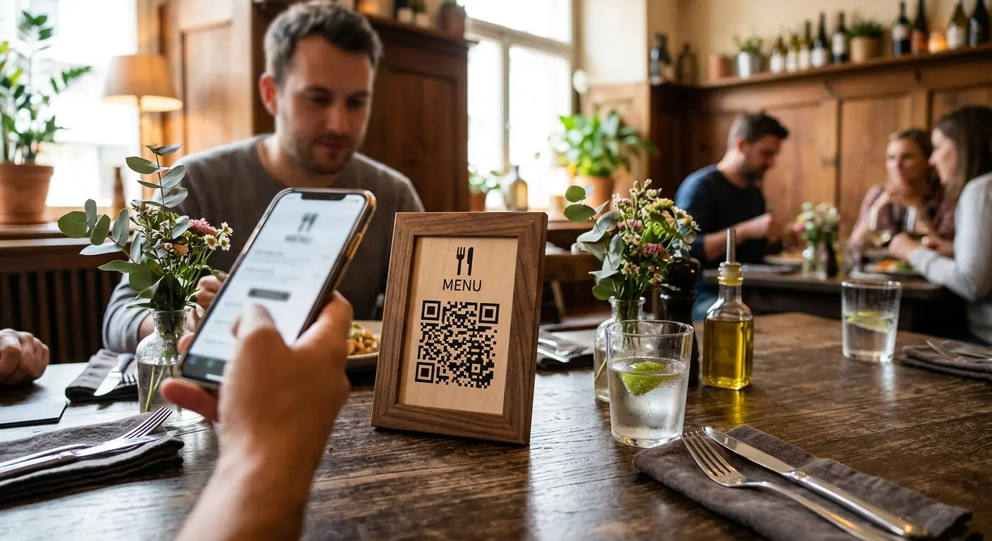 QR-Code für die Speisekarte: Digitales Menü fürs Restaurant